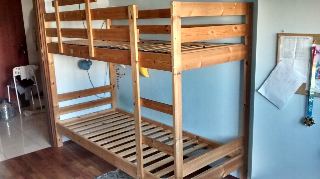 Łóżko piętrowe 80x200 IKEA MYDAL Rama łóżka stelaż