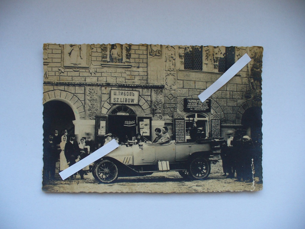 Kazimierz Dolny samochód przed 1914 r 