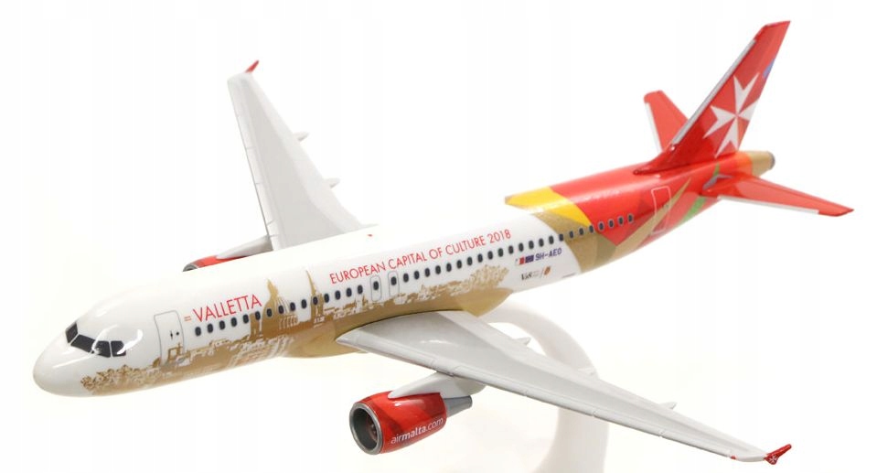 Model samolotu Airbus A320 Air Malta VALLETTA