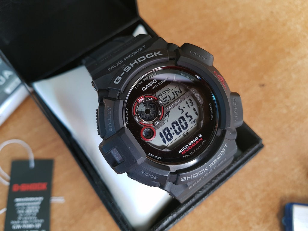 Casio G-Shock GW-9300-1JF Mudman w stanie idealnym - 7360907729 - oficjalne archiwum Allegro
