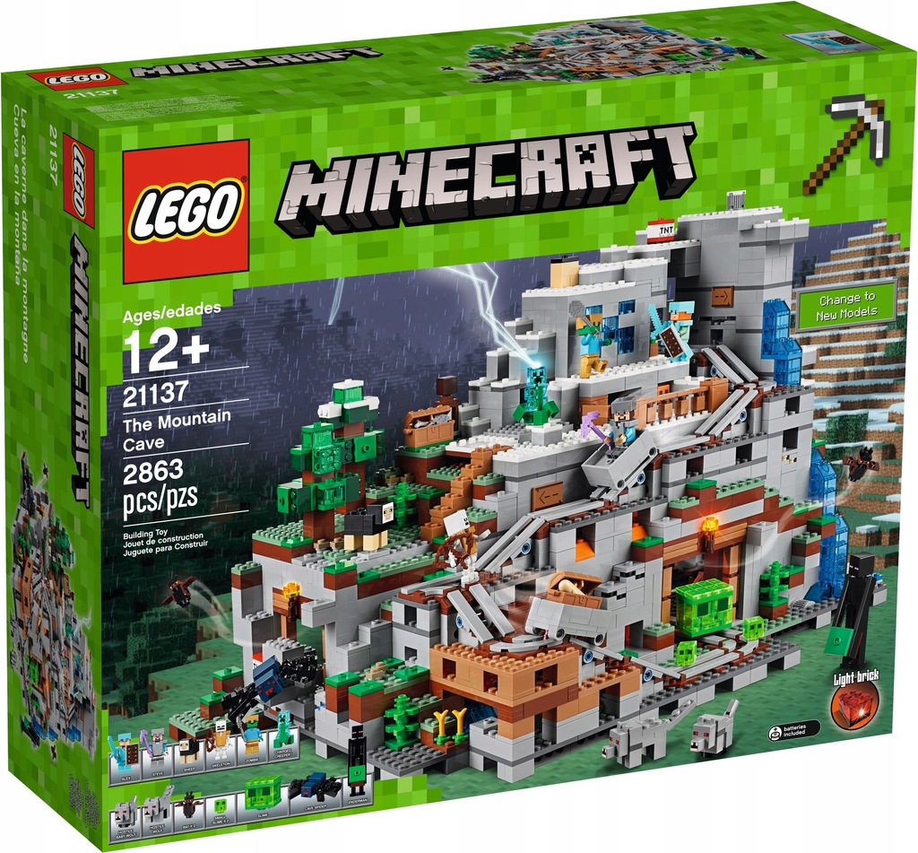 LEGO MINECRAFT 21137 GÓRSKA JASKINIA