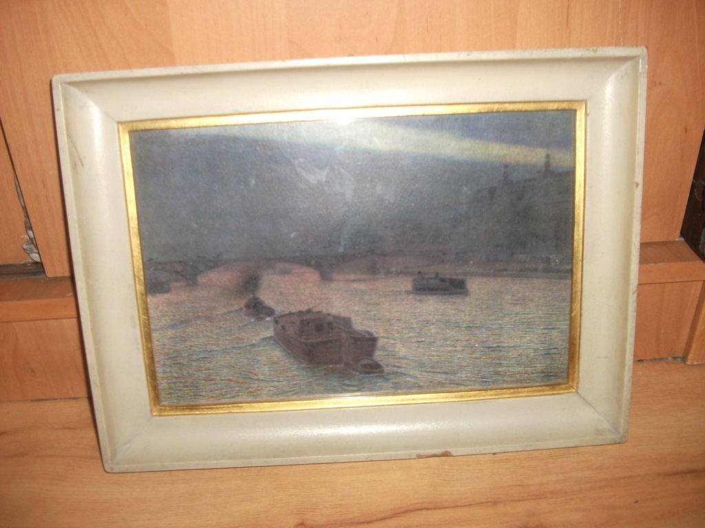 obraz Aleksander Gierymski  Wieczór Nad Sekwaną