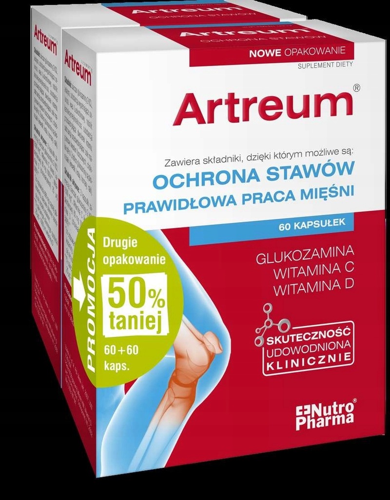 Artreum (dawniej Forte D) 120 kapsułek STAWY