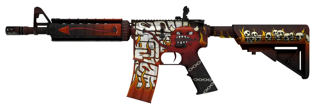 SKIN CSGO M4A4 HELLFIRE ogień piekielny FT 3/5