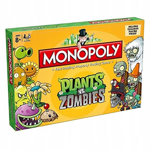 Monopoly Plants vs Zombies Gra Planszowa ANG