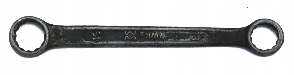 KLUCZ OCZKOWY DWUSTRONNY 13 x 15 mm RWKa 12- KĄTNY