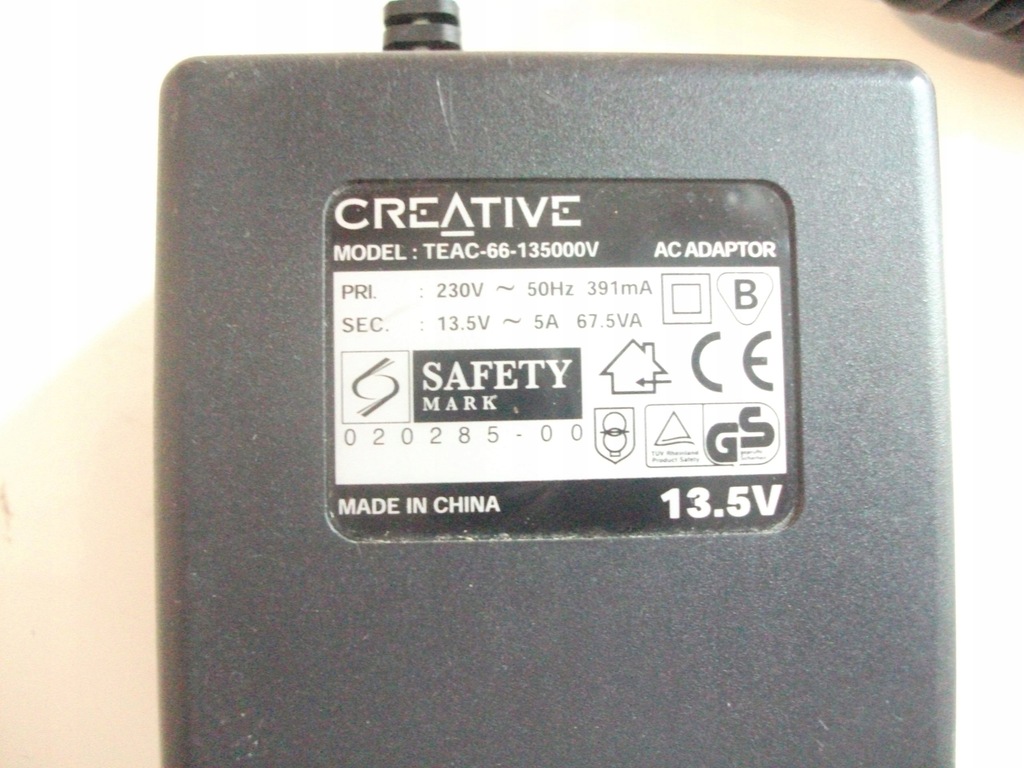 Zasilacz do Creative Inspire 6700 V-5A 67,5V 7439374597