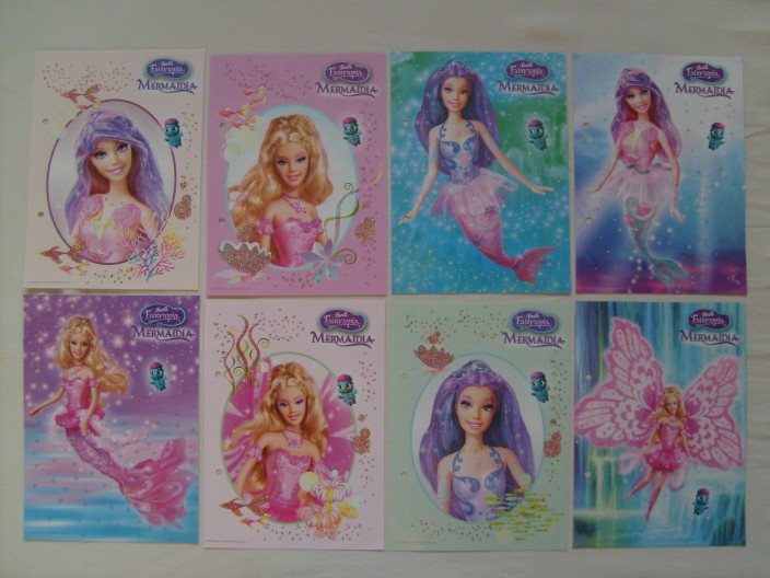 Barbie Fairytopia - zestaw karteczek Mermaidia
