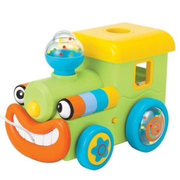 Grająca Lokomotywa z klockami Smily