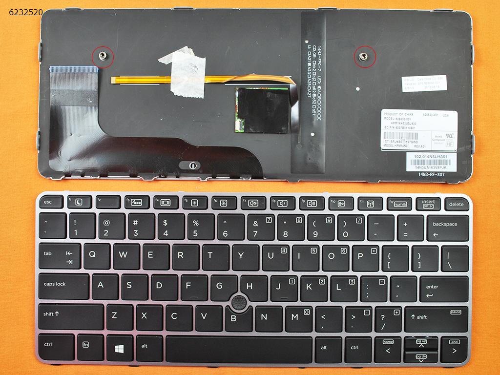 KLAWIATURA HP 820 G3  PODŚWIETLANA nie działa shif