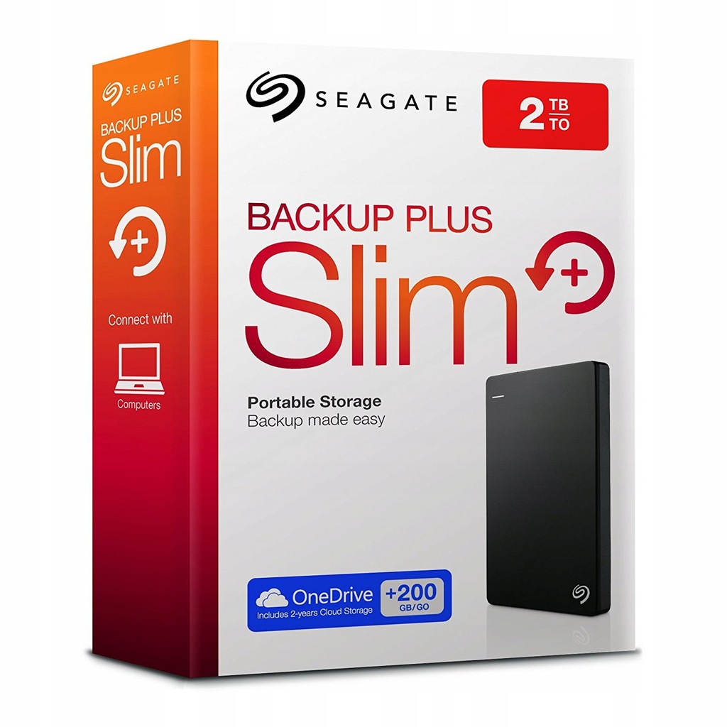 Seagate Backup Plus Slim 2TB niebieski Stdr2000202 - 7550302706 ...