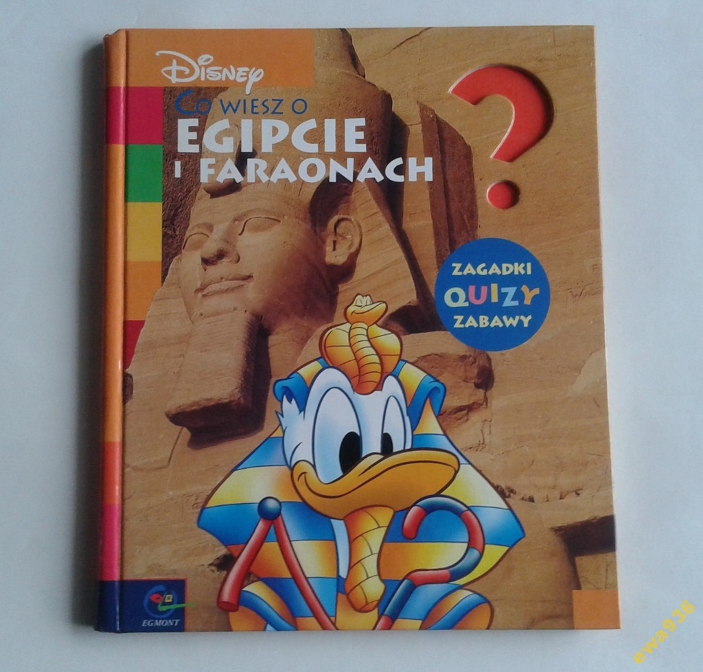 DISNEY EGIPT FARAON quizy dla dzieci jak NOWA