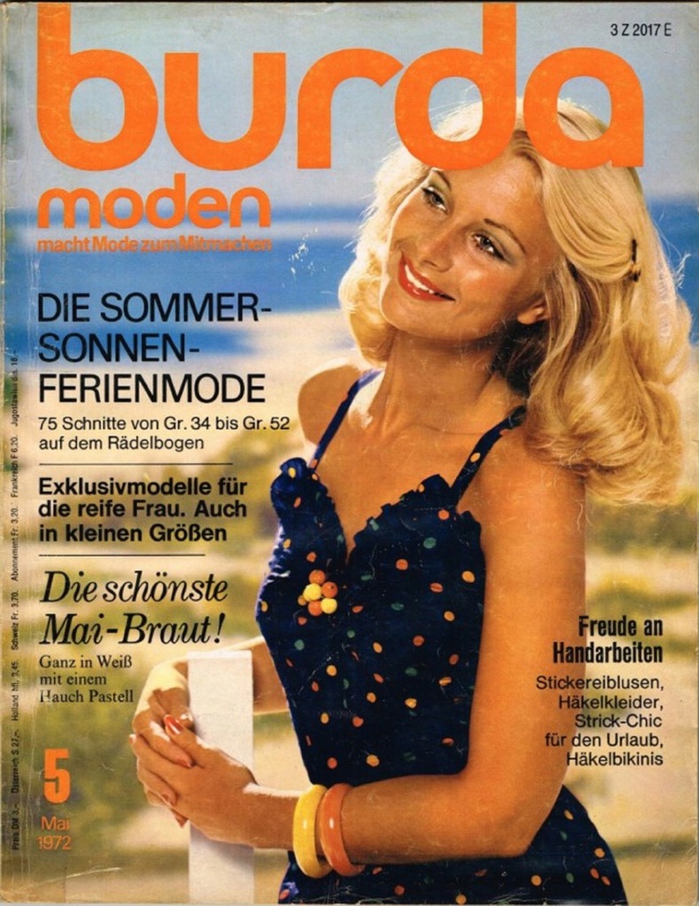 BURDA 5 / 1972 + wykroje - 7711646680 - oficjalne archiwum Allegro