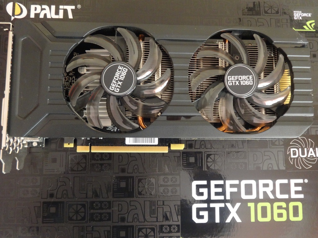 初回特典付 Palit GeForce GTX1060 3GB Dual fan サムスン - PCパーツ