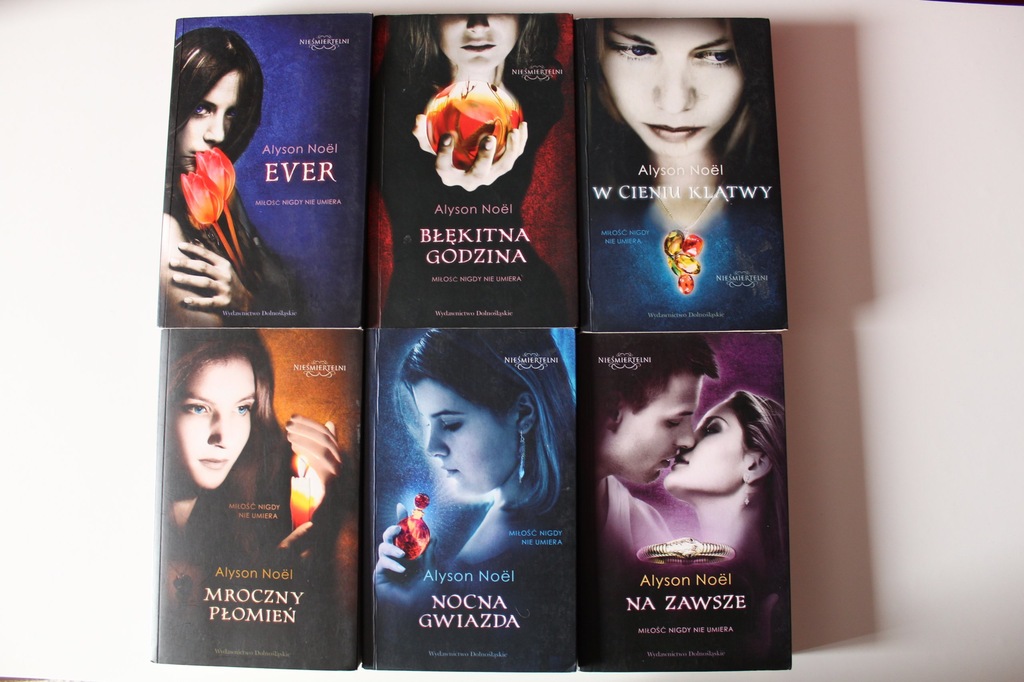 Seria Nieśmiertelni, Alyson Noël, 6 tomów