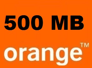 Pakiet 0.5 GB czyl 500 MB Internetu ORANGE