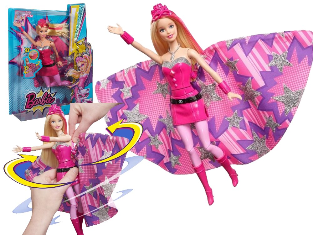Barbie Super Księżniczka KARA Filmowa lalka 2w1