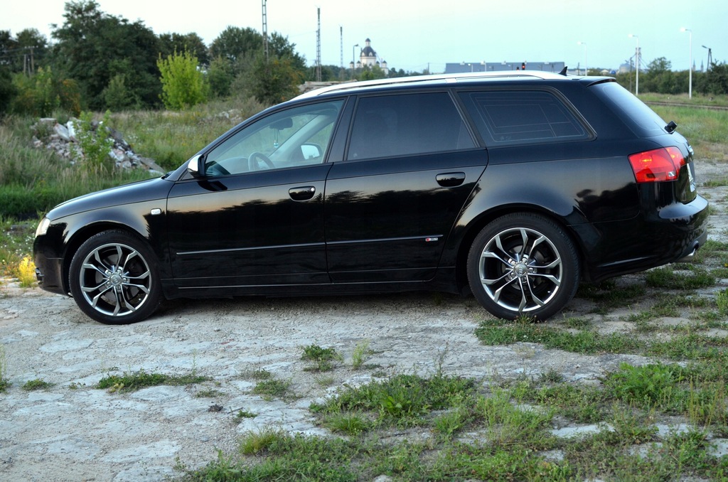 PIĘKNA CZARNA AUDI A4 B7 1.8T 163KM S-LINE NAVI