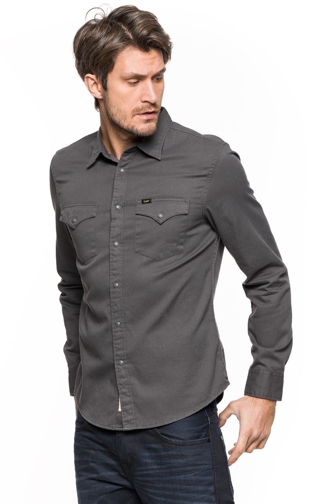 LEE WESTERN SHIRT KOSZULA MĘSKA JEANSOWA SLIM S