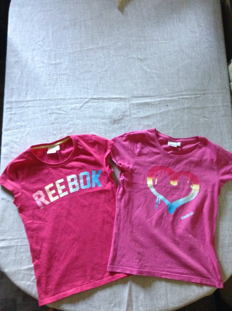 Reebok, TVMania, 2 koszulki dziewczęce , 152 cm