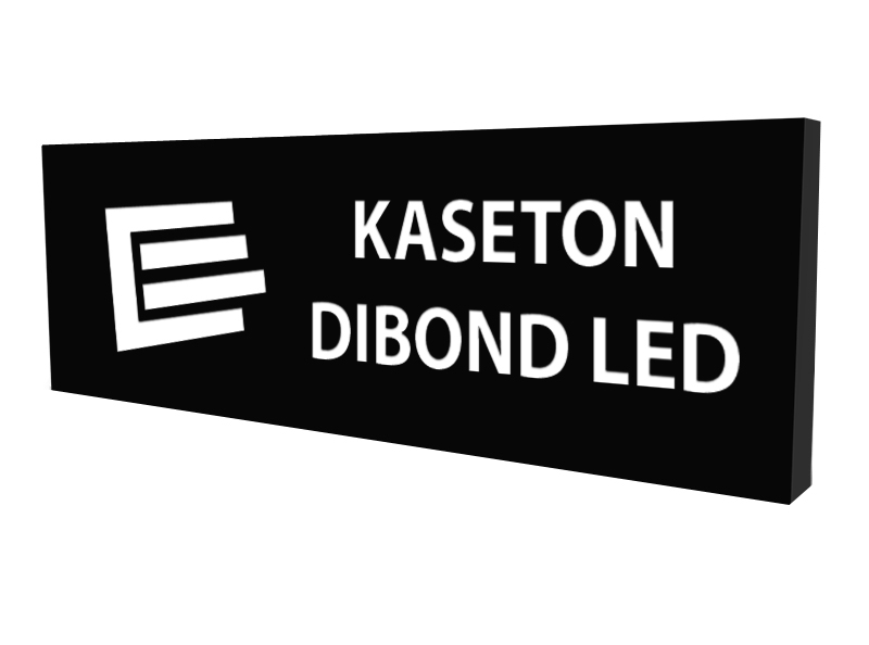 KASETONY DIBOND LED 150x50cm + czujnik