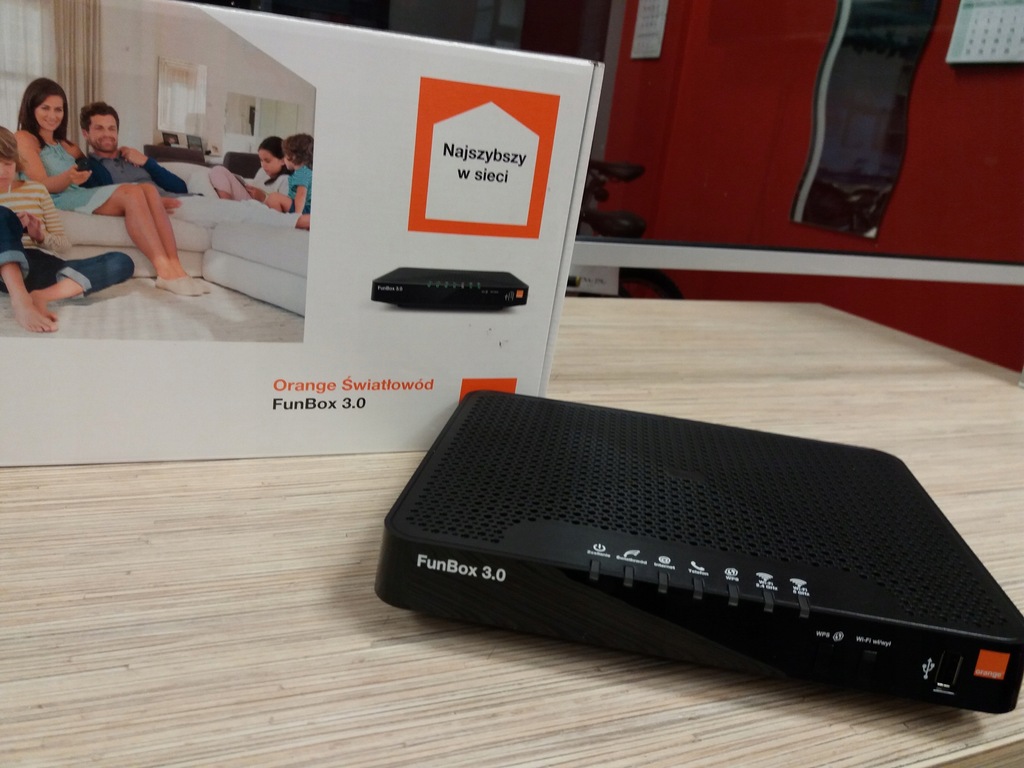 Router Orange Fun Box 3.0 z kablamii pudełkiem(HB)