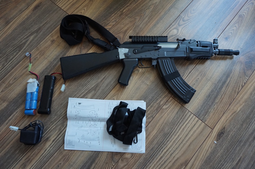 AK-47 SPECNAZ elektryczny ASG metal + dodatki