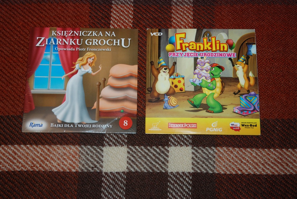 Księżniczka na ziarnku grochu + 3 x Franklin