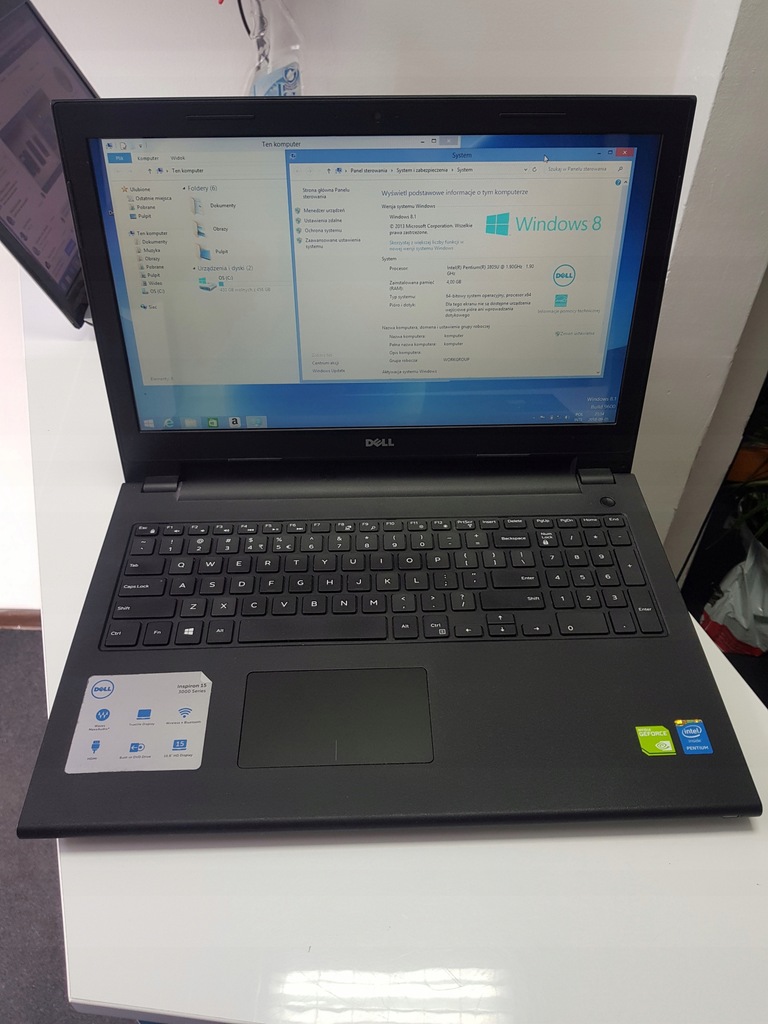 LAPTOP DELL INSPIRON 15 3000 SERIES STAN IDEALNY