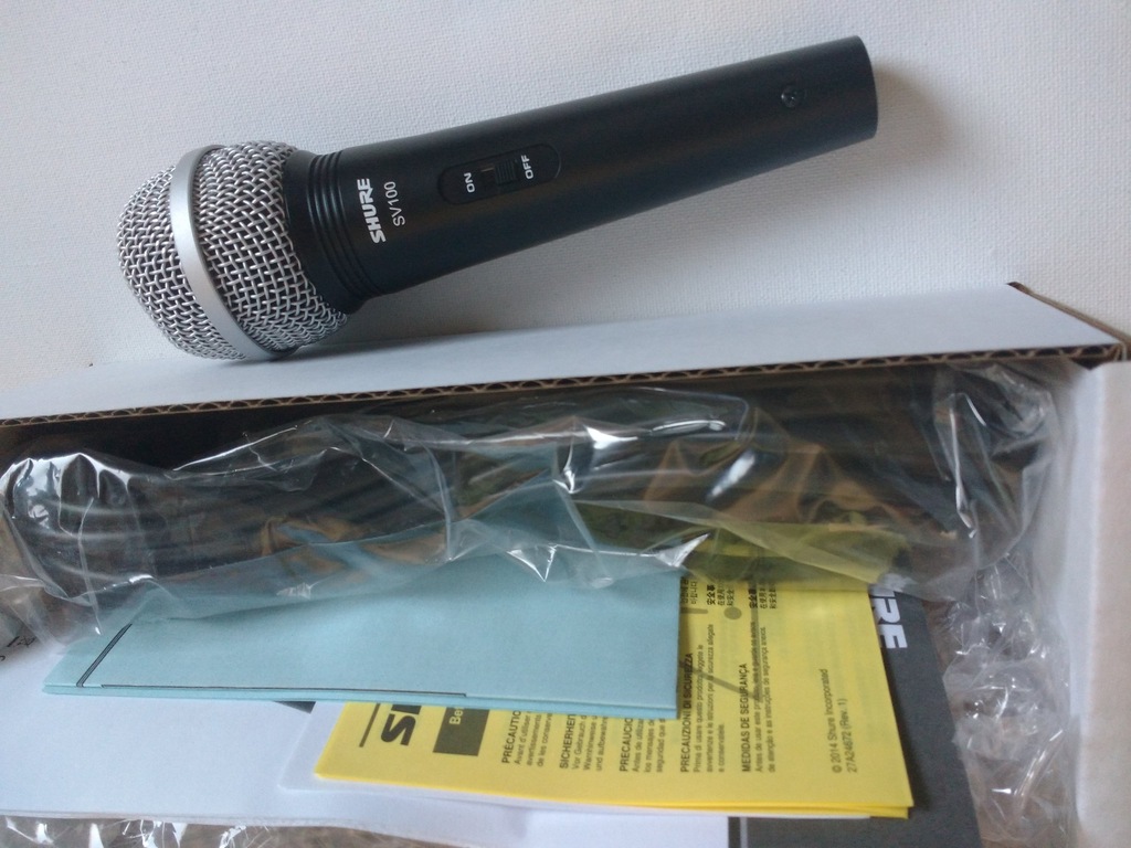 Shure SV 100 mikrofon wokalny + kabel xlr jack