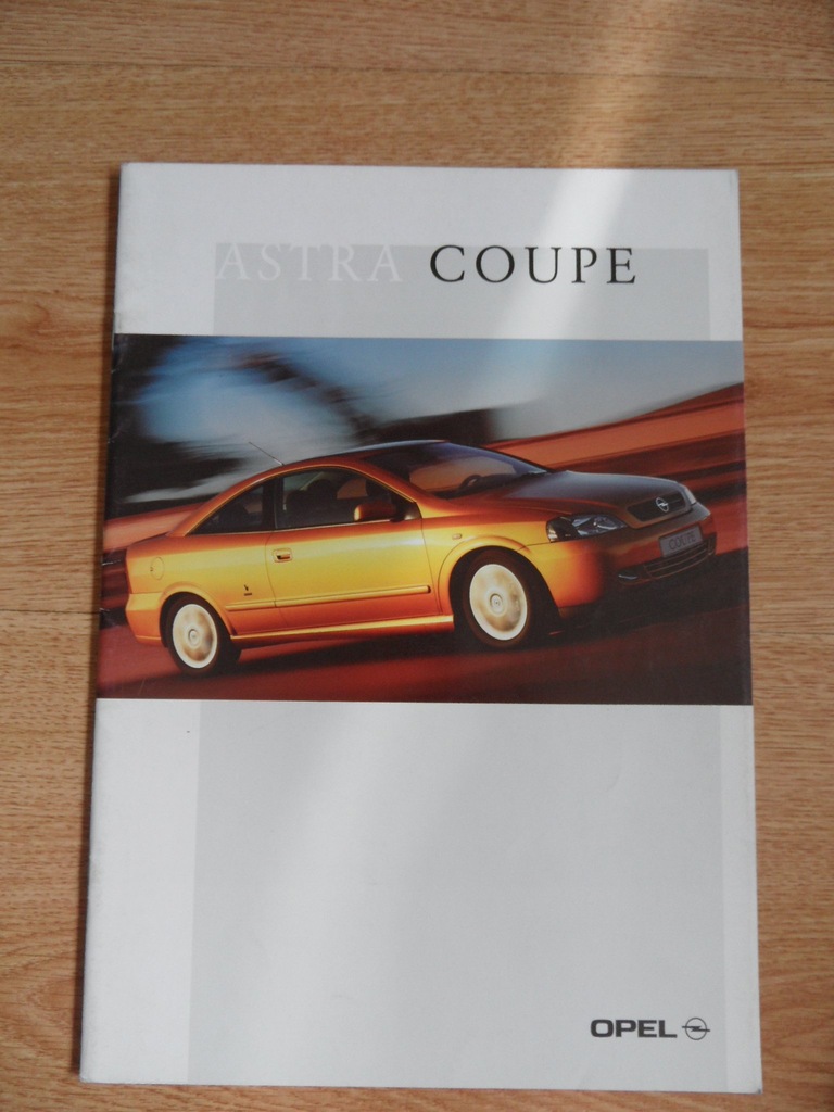 Katalog Prospekt Opel Astra 2 Coupe Bertone