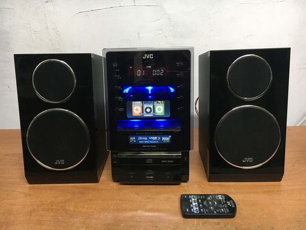 Mini wieża JVC UX-LP5 USB MP3 Ipod PILOT - 7704780059