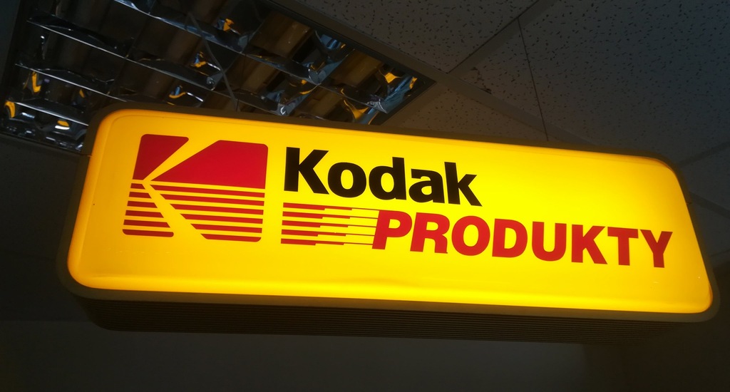 Plafon świetlny KODAK reklama