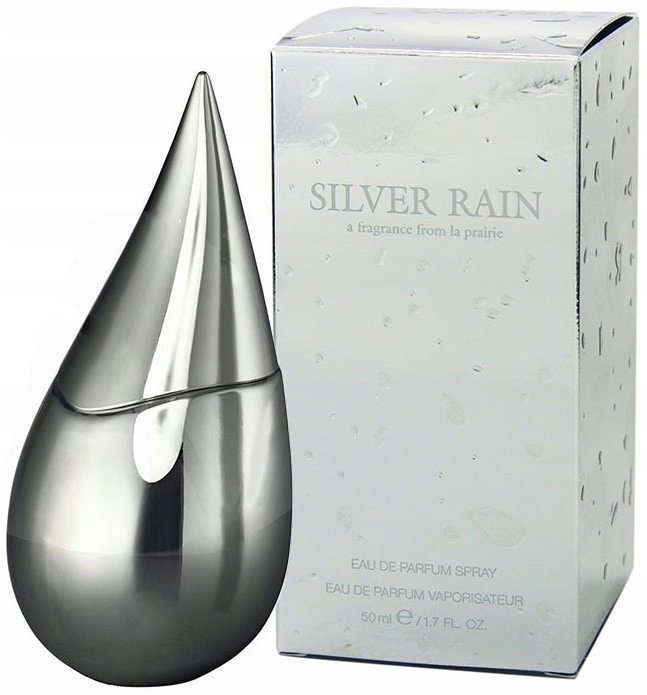 SILVER RAIN LA PRAIRIE 30 ML EDP folia UNIKAT skle