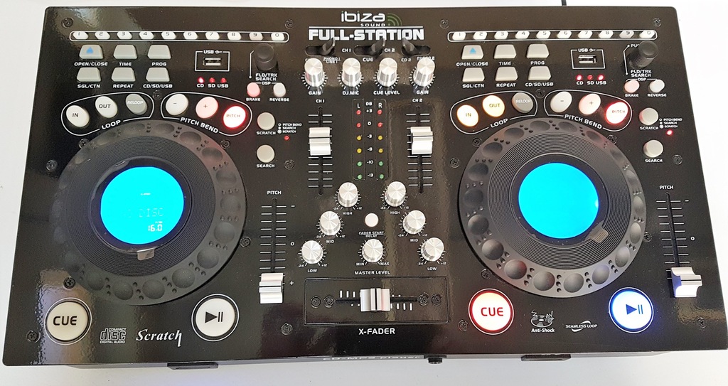 Odtwarzacz DJ Ibiza Sound Full-station - usterka!