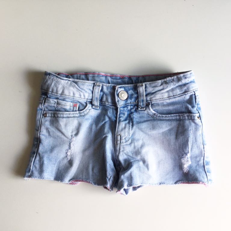 Zara jeansowe szorty spodenki dla dziewczynki 104