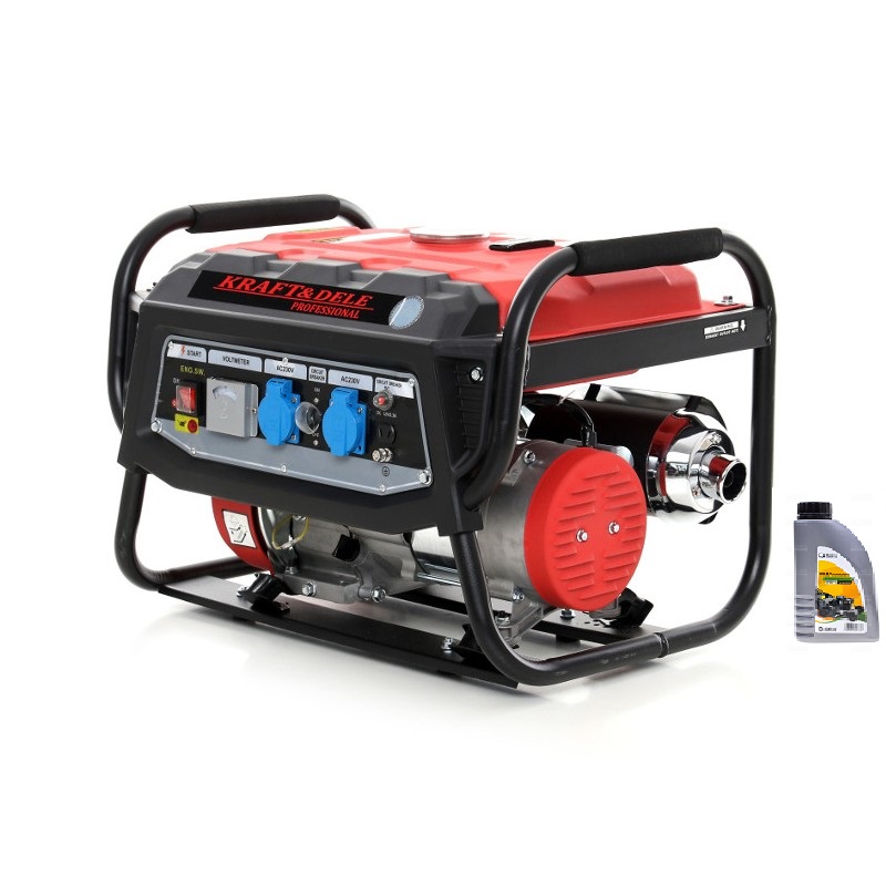 AGREGAT PRĄDOTWÓRCZY GENERATOR 3 KW AVR KD136 OLEJ