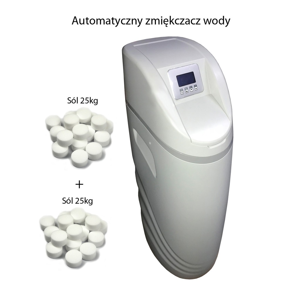 Zmiękczacz wody MARS 23 by-pass sól 50kg Polska