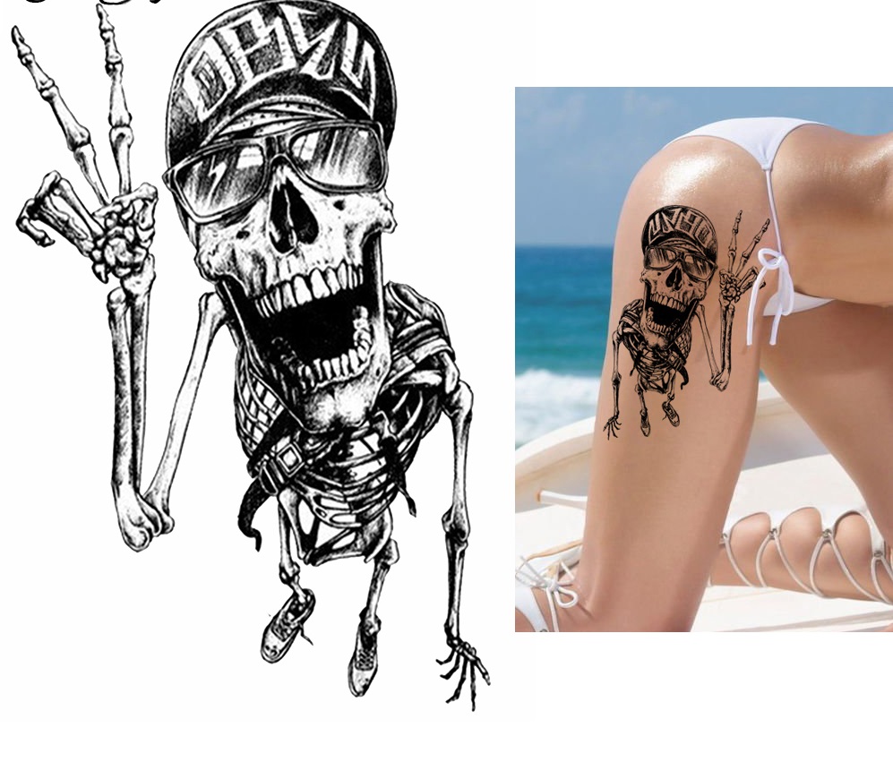 Tatuaz zmywalny 3D HIP HOP tattoo
