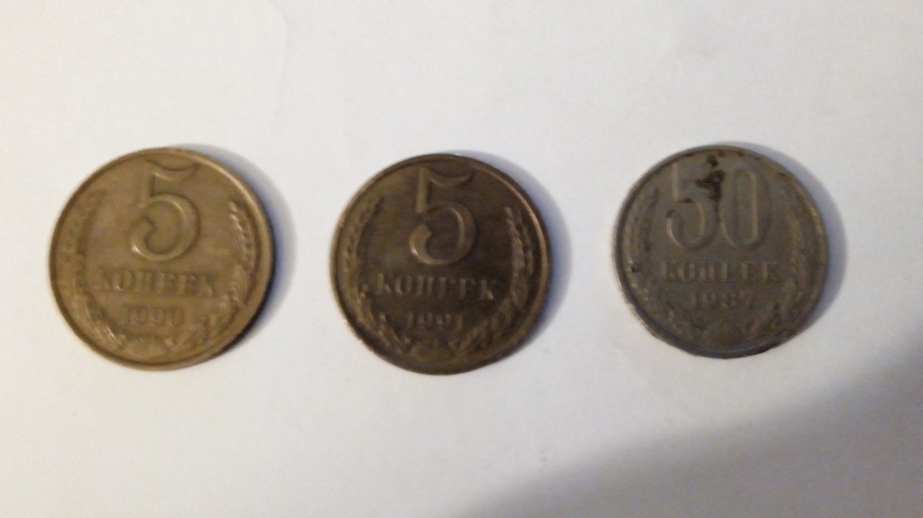 Monety ZSRR 5 kopiejek