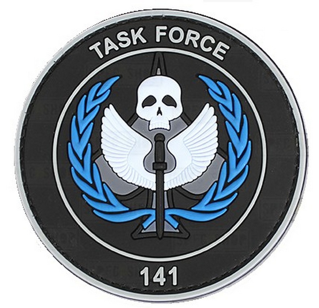 4TAC Naszywka 3D Task Force 141 rzep patch