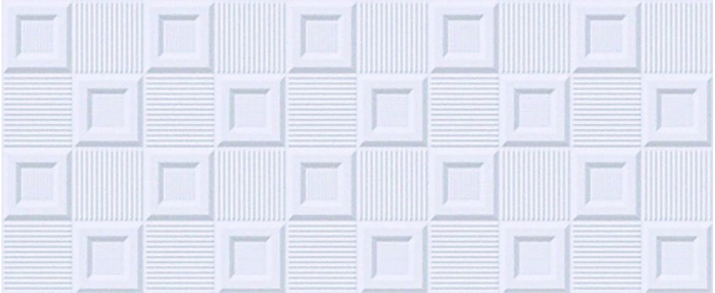 ARGENTA Ceramica Dekor Astun cubic blanco 25x60