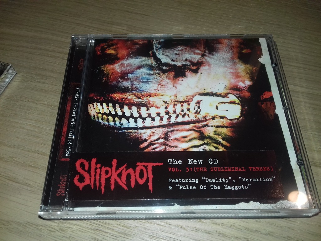  Slipknot ‎– Vol. 3: (The Subliminal Verses) CD