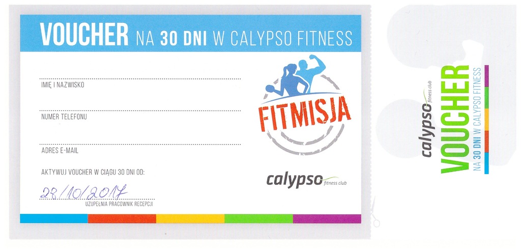 Calypso Fitness Voucher na 30 dni 