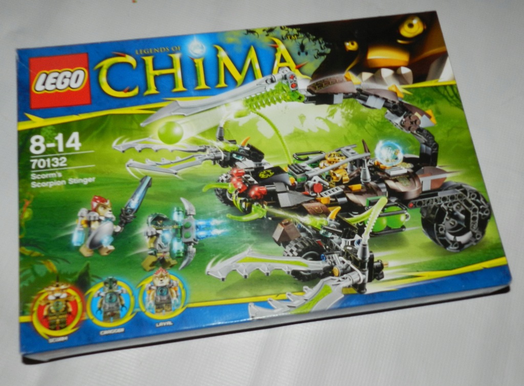 LEGO Pudełko CHIMA SCORM'S SCORPION STINGER 70132