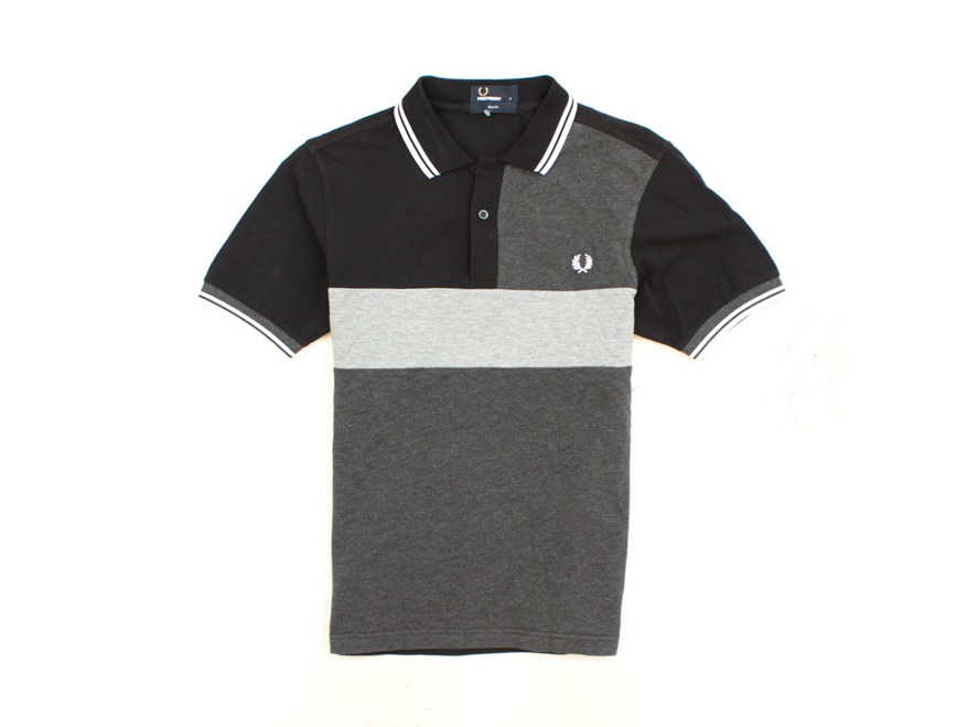 *N Fred Perry Koszulka Polo Męska Bawełna Paski S