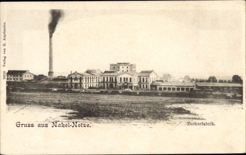 NAKŁO NAD NOTECIĄ. Nakel Netze cukrownia ok 1900