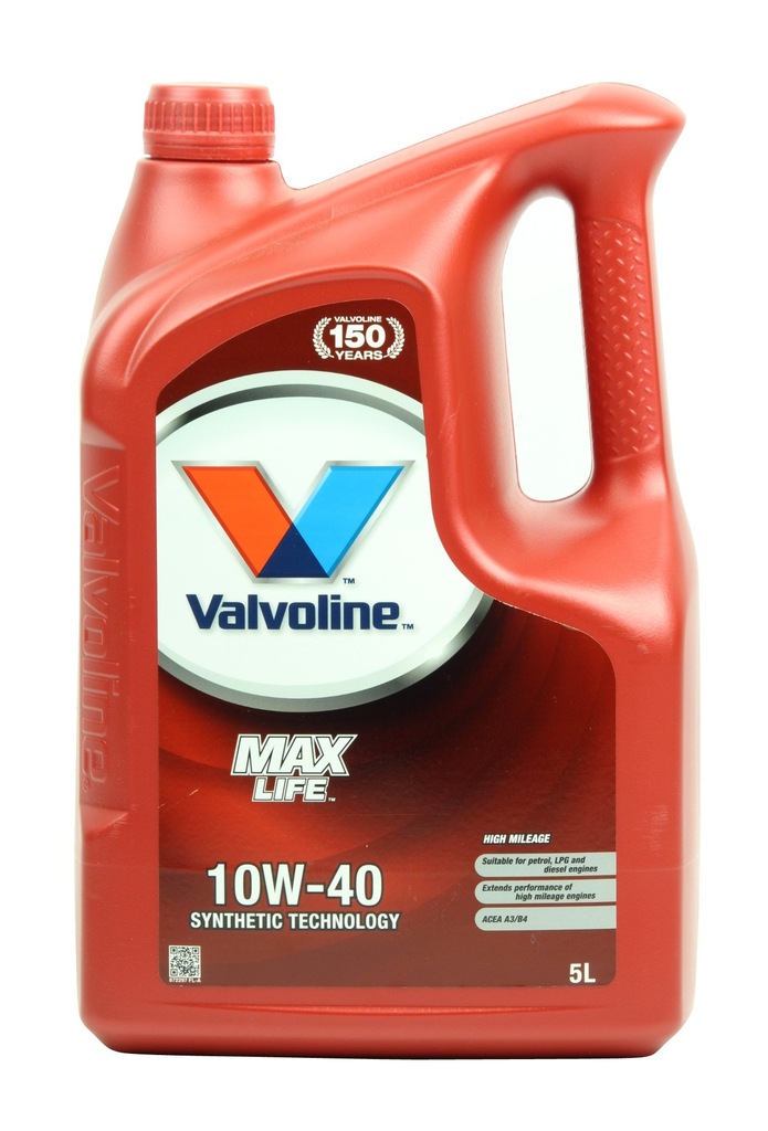 Масло valvoline 10w 40 maxlife для каких двигателей