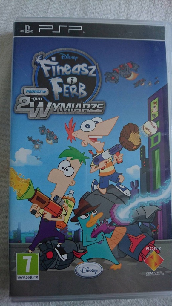 Gra PSP Fineasz i Ferb darmowa wysyłka