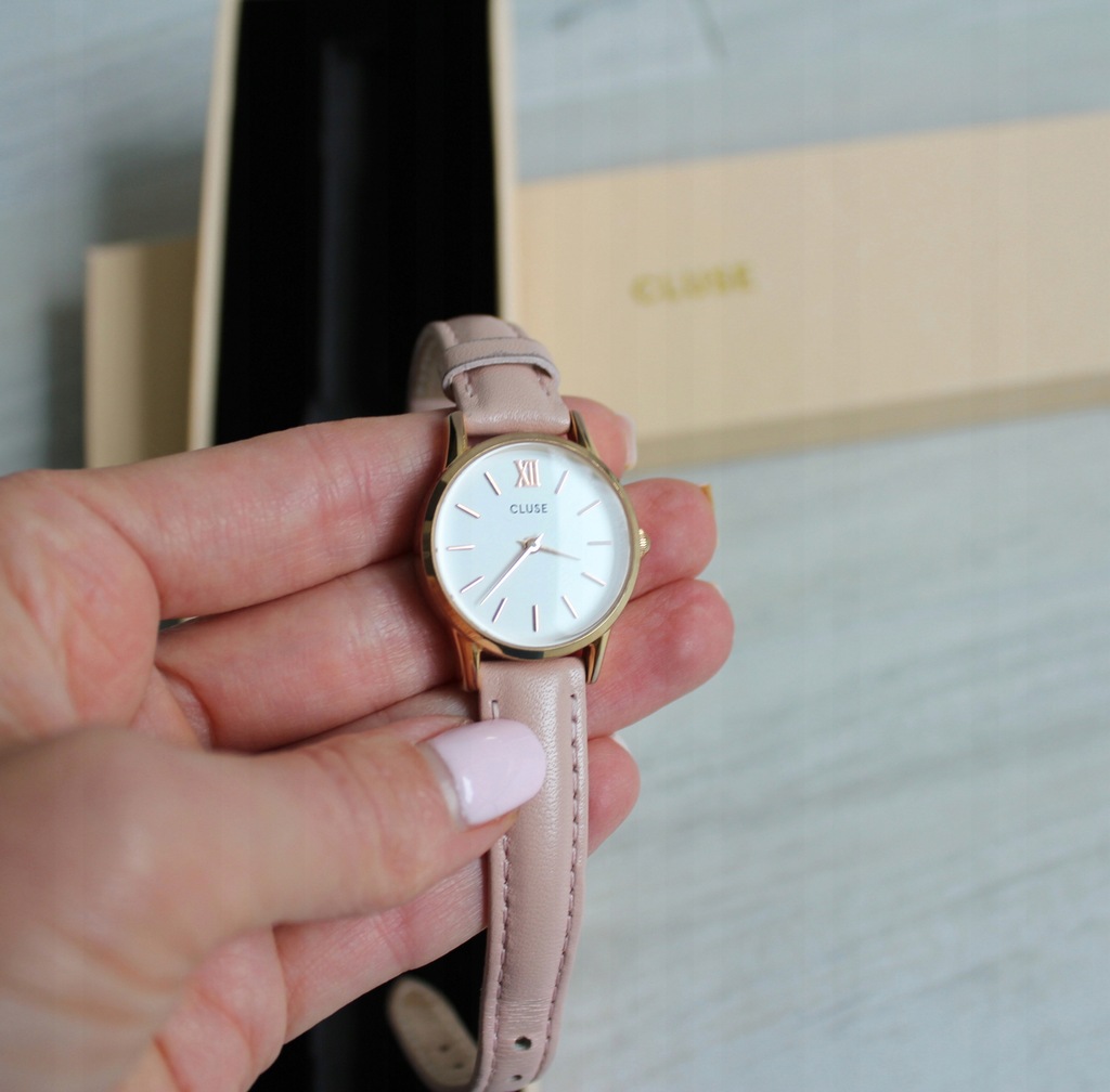 zegarek CLUSE damski VEDETTE ROSE GOLD WHITE/PINK